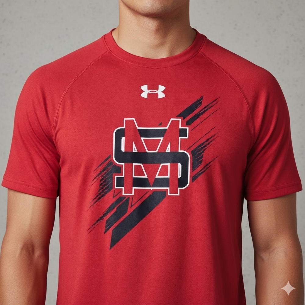 Under Armour Red Graphic Men's Shirt